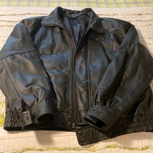 Hyundai leather racing jacket